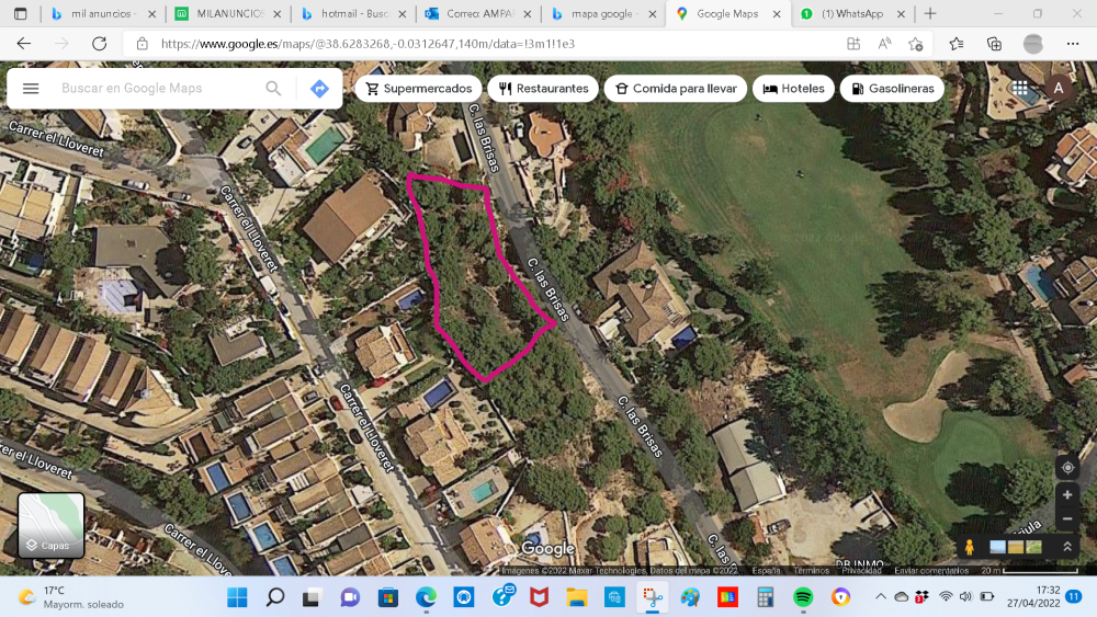  en venta terreno Sierra De Altea Marina Baixa 23