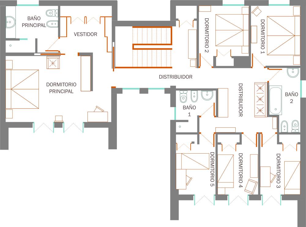  en venta chalet El Bibio Gijón 16
