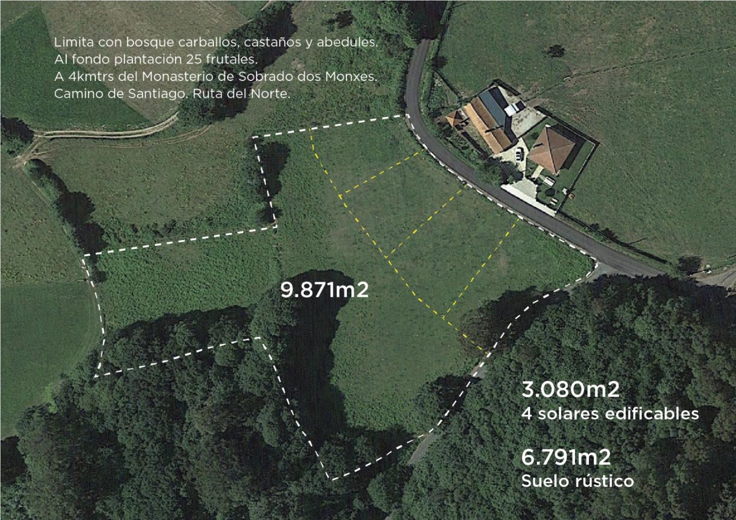  en venta terreno Pousada De Arriba Tierra De Mellid 1