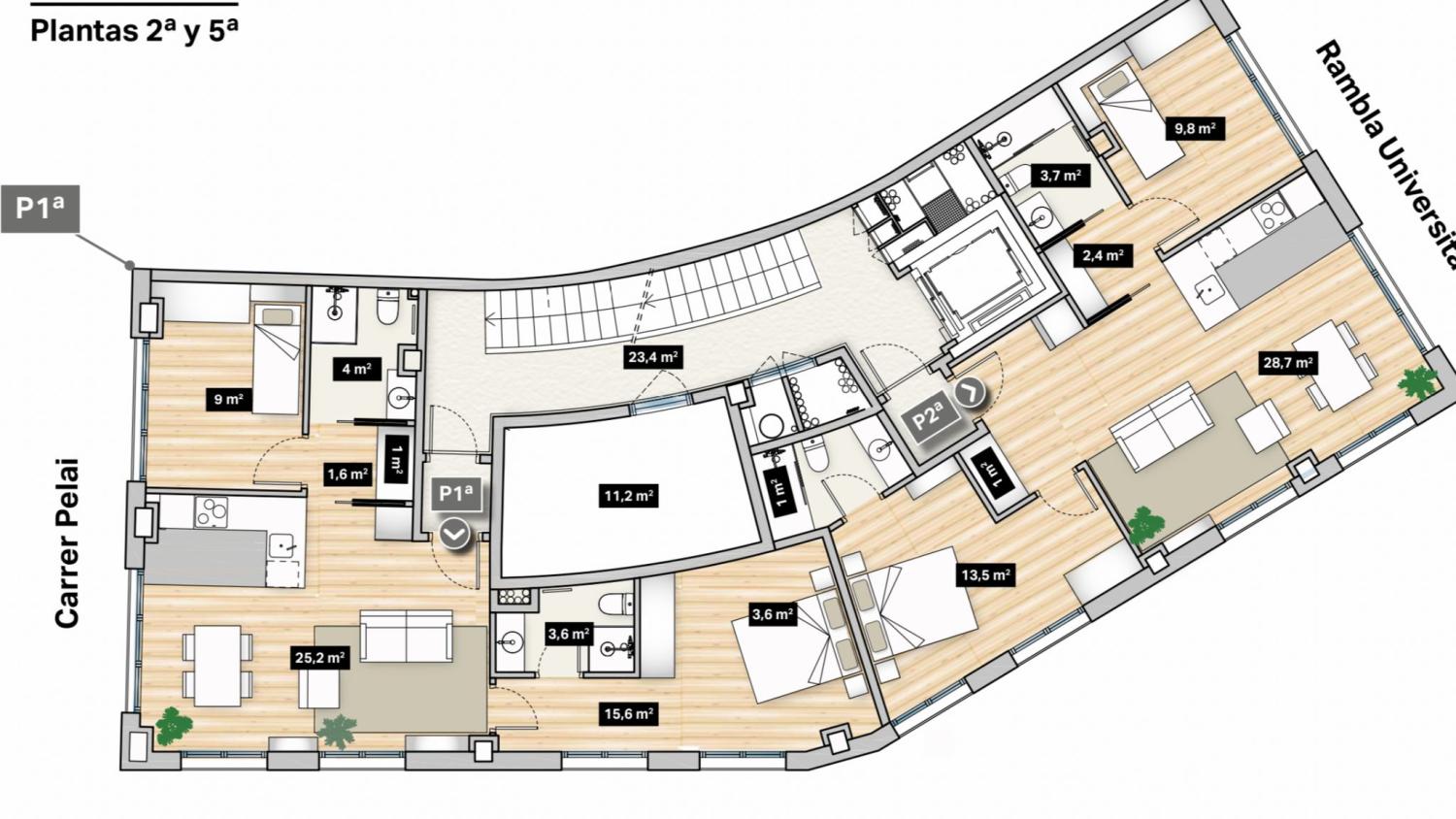  en venta apartamento Eixample-Dreta De L'eixample 08007 Barcelonès 9